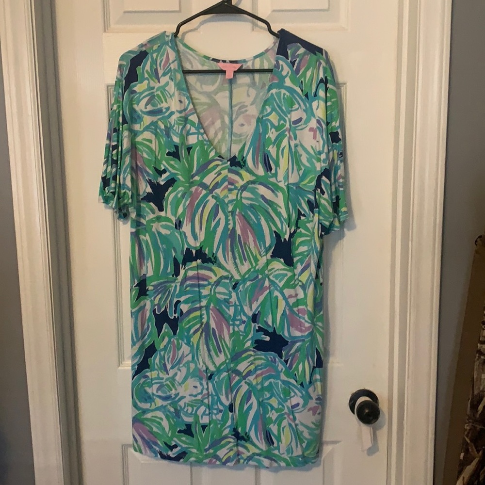Short sleeve cotton Lilly Pulitzer dress